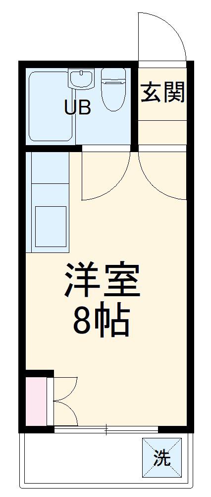 メゾン池田(ワンルーム/3階)の間取り写真