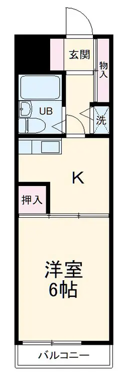 パビヨンかしわ台 2階階 間取り