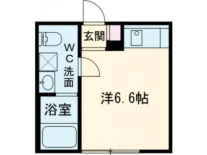 TEN-NOM HOUSE PREMIER(ワンルーム/2階)の間取り写真