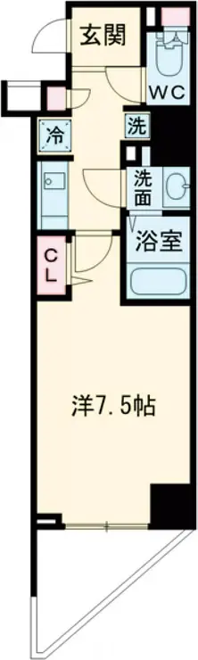 グランヴァン練馬桜台 6階階 間取り