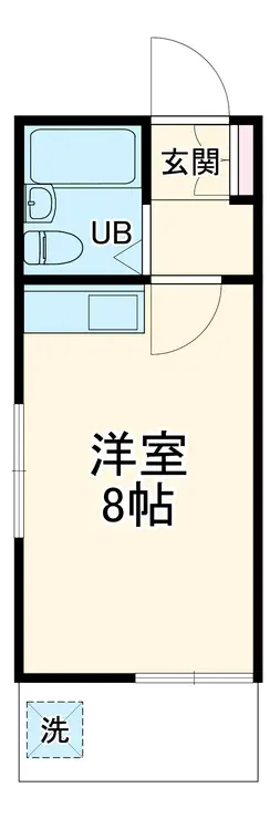 美工中山ハイツ 1階階 間取り