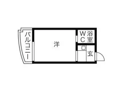 ドール本願寺(ワンルーム/2階)の間取り写真