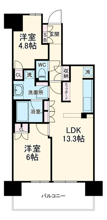 パークホームズ千葉 5階階 間取り