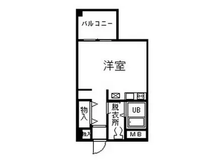 WING VIEW(ワンルーム/4階)の間取り写真