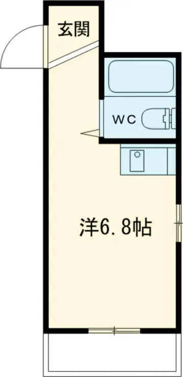 ラビアン西調布 2階階 間取り