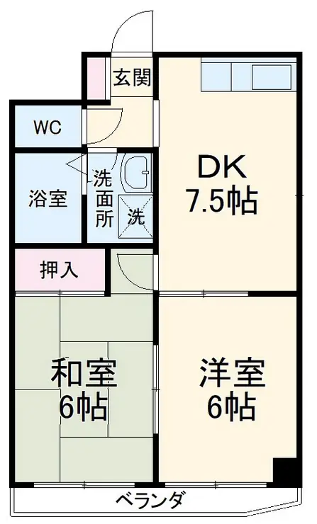 F・Kビル金沢文庫 4階階 間取り