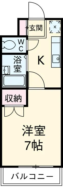 ミヤマエ弐番館 1階階 間取り