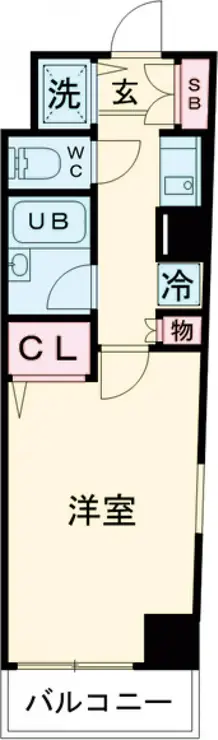 CITY SPIRE国分寺 2階階 間取り