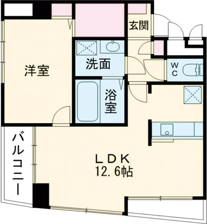 イイダアネックス8 4階階 間取り
