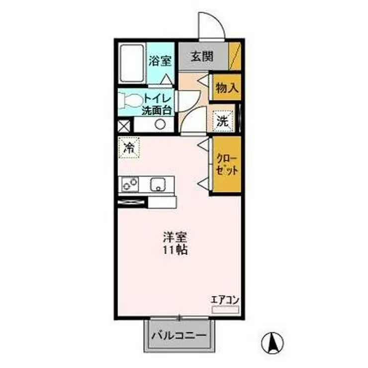 ノーベルパーク16 2階階 間取り