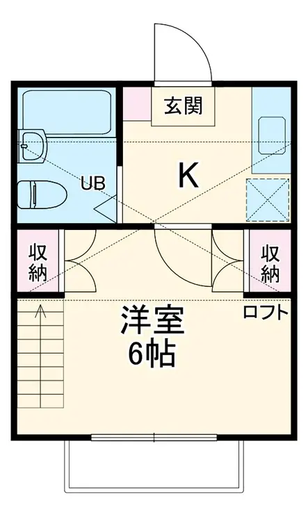 シティパレス上尾5 1階階 間取り