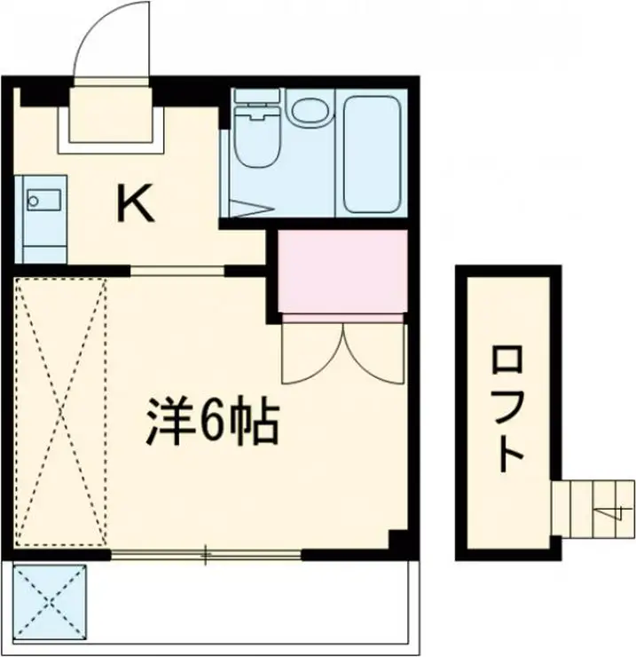 メゾンパステル 2階階 間取り