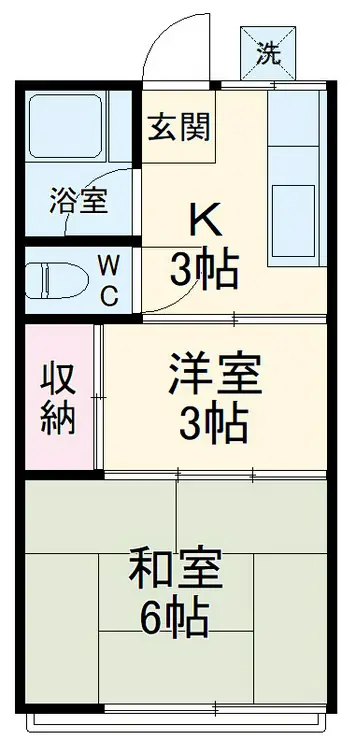 日永ハイム 2階階 間取り