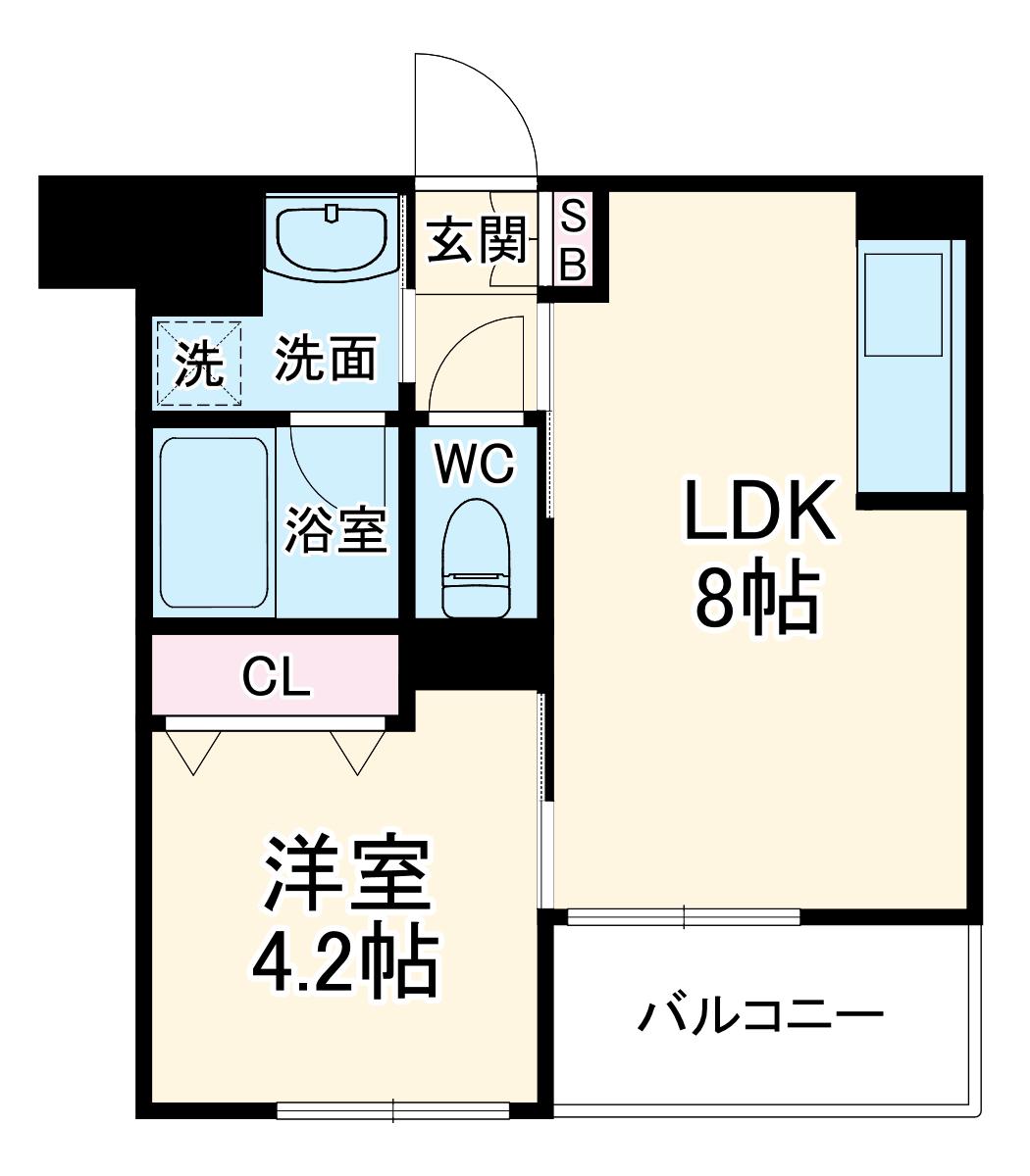 東武伊勢崎・大師線 せんげん台駅 徒歩11分 3階建 築4年(1LDK/1階)の間取り写真