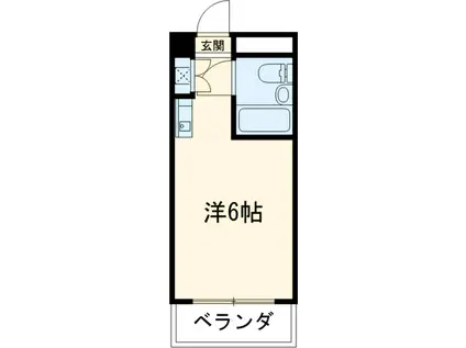 ラフィネ元八事(ワンルーム/3階)の間取り写真