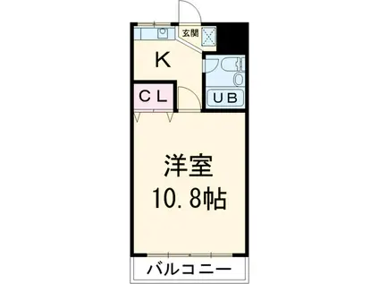 コーポ穂喜2(1K/2階)の間取り写真