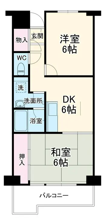 ヨコオマンション 4階階 間取り