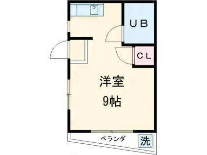 ラフォーレ赤羽(ワンルーム/1階)の間取り写真