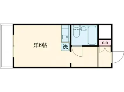 日興パレス阿佐ヶ谷PART2(ワンルーム/3階)の間取り写真