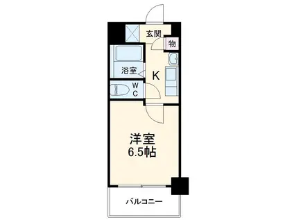 CASA NOAH名古屋I(1K/2階)の間取り写真