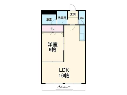 クリエイティブ第1富士(1LDK/3階)の間取り写真