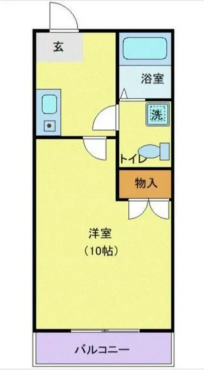 レグルス清新 3階階 間取り