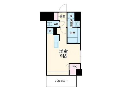 ラルーチェ北梅田(ワンルーム/5階)の間取り写真