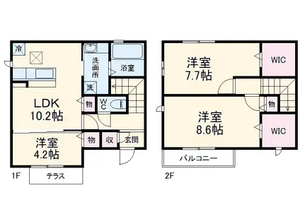ラパーチェ(3LDK)の間取り写真