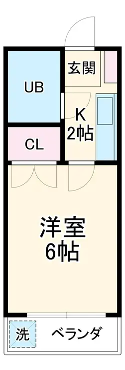 コーポフジ 1階階 間取り