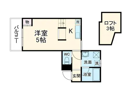 ロイヤルステージ京都佐井六角(1K/4階)の間取り写真