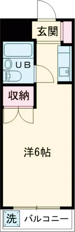 シティフラット25 3階階 間取り