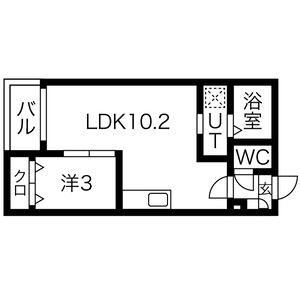 WARREN FUJINAMI 1(1LDK/2階)の間取り写真