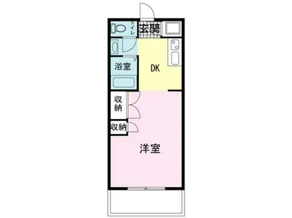 エムステージ伊山(1DK/1階)の間取り写真