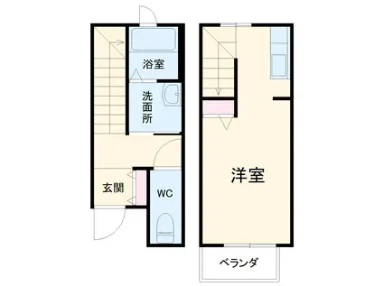 プチハウスＤＡＮ(ワンルーム)の間取り写真