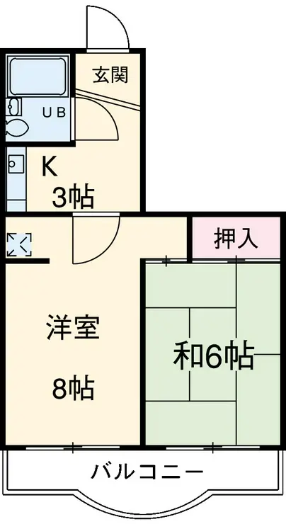 新小岩ヴィラ 1階階 間取り