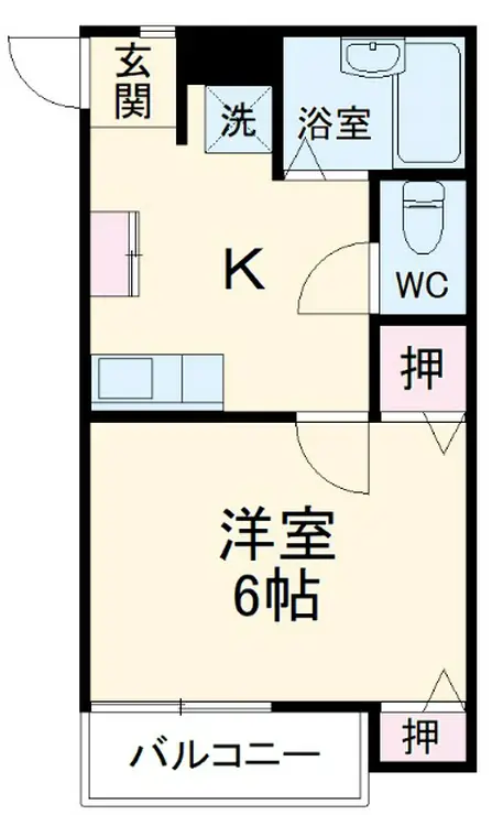 フォレスト I 2階階 間取り