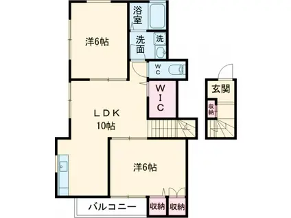 デージーコート相模台Ⅱ(2LDK/3階)の間取り写真