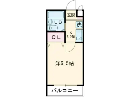 パークウェル田園調布(1K/4階)の間取り写真