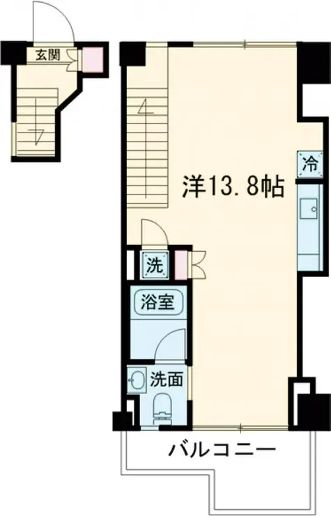 ROKATERRAZZA 3階階 間取り