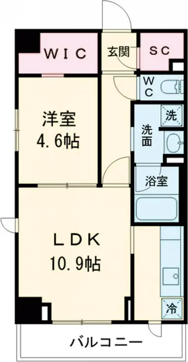 ブライズ高円寺 2階階 間取り