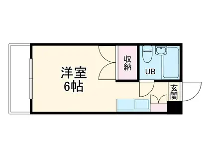 メゾン・ド・エティーク(ワンルーム/4階)の間取り写真