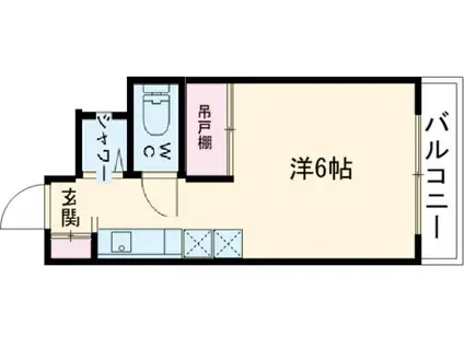 エース・ピア錦糸(ワンルーム/4階)の間取り写真