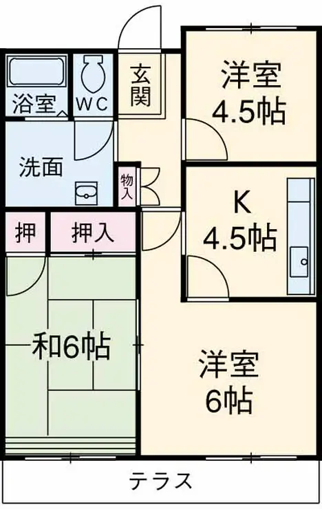 パークハイムタキザワ 3階階 間取り