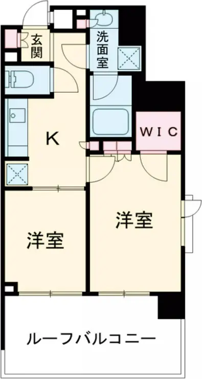 ルーブル五反野弐番館 6階階 間取り