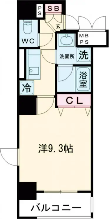 メインステージ上野 6階階 間取り