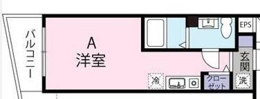 リタ十条(ワンルーム/4階)の間取り写真