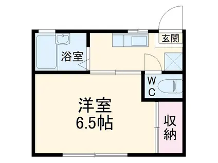 サンシャルム津田沼パート1(1K/1階)の間取り写真