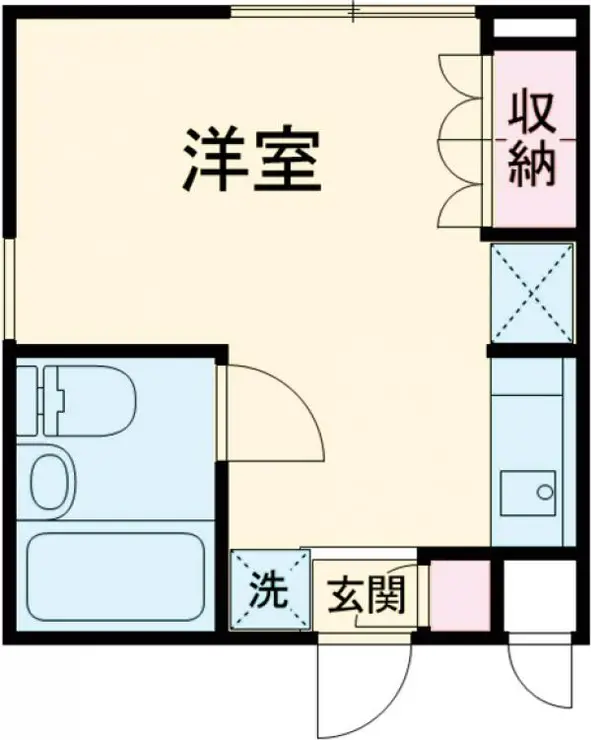グリーンピア国立 2階階 間取り