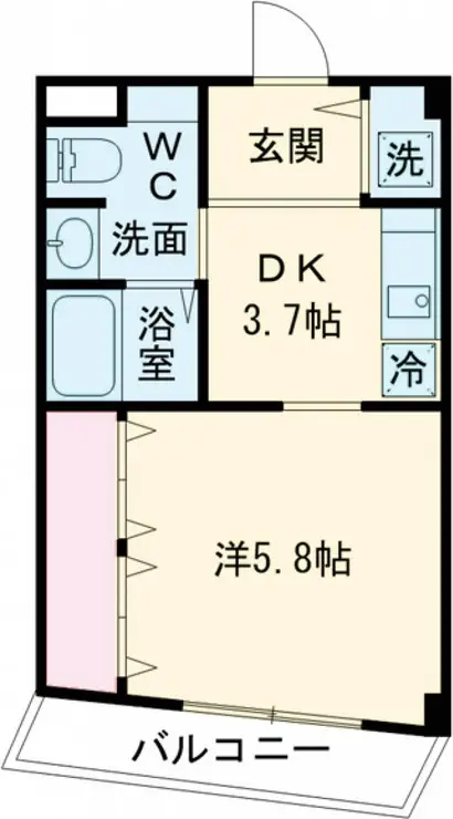 ガーデンテラス 1階階 間取り