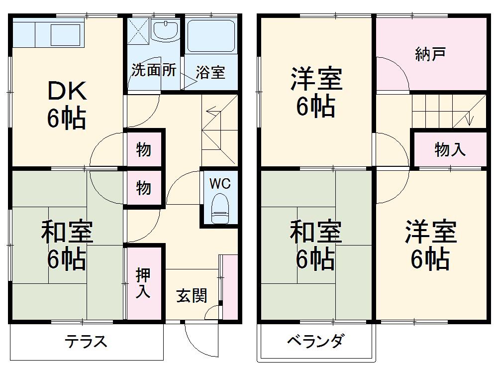 メープルハイム２号館(4SDK)の間取り写真